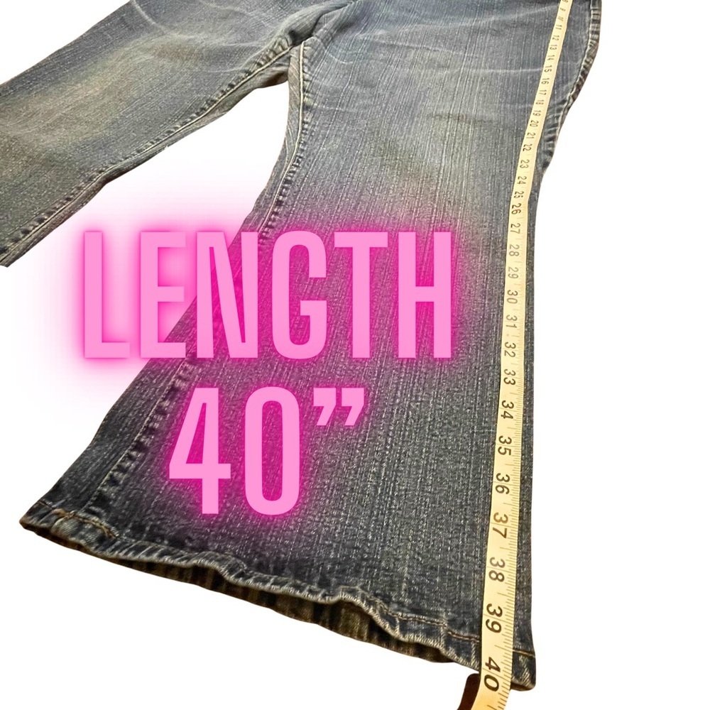 L.A. Blues Rodeo 6 (22/24) Short Jeans PRELOVED 42” waist length 40” - Picture 6 of 11